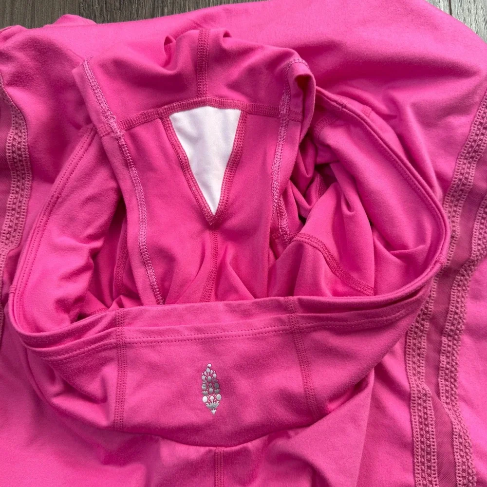Free People Movement Hot Shot Skort Pink‎ Tennis Golf Workout Athletic Size M